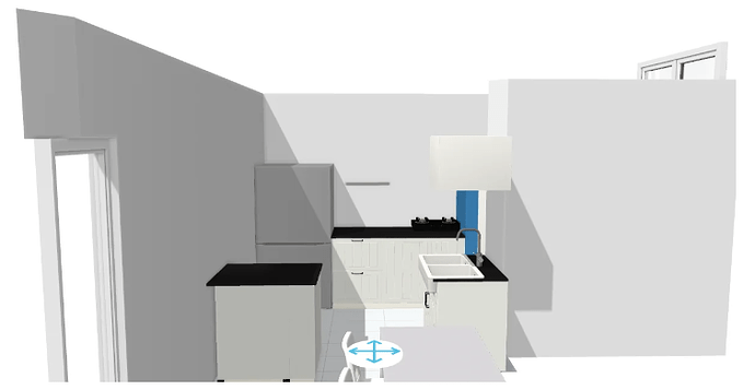 Kindly provide feedback on the kitchen layout. (2)